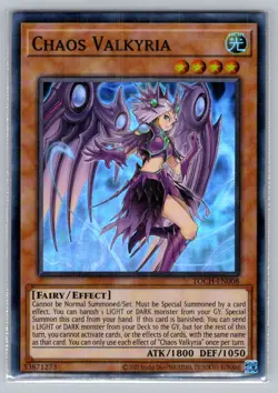 Chaos Valkyria TOCH-EN008 Super Rare Toon Chaos Yu-Gi-Oh Near Mint - Image 1