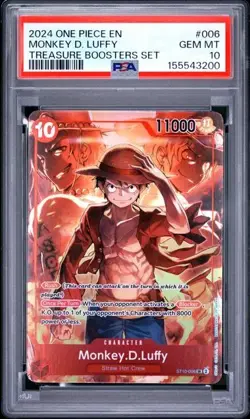 Monkey.D.Luffy (Treasure Booster Set) ST10-006 One Piece Promotion Cards Foil - Image 1