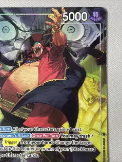 One Piece - OP16 Time of Battle - Marshall D. Teach - Alt Art Leader #080 - Image 3