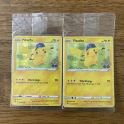 (2) Pikachu 028/078 Pokemon GO Holo RARE SEALED PROMO Cards 🔥🔥 - Image 1
