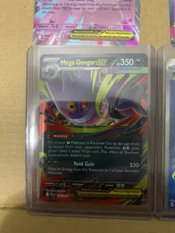 Pokemon TCG ex Lot 19 Cards Mega Gengar Night Stretcher Meowth DRI POR MEG - Image 2