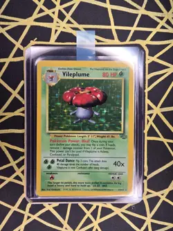 🔥 Vileplume 15/64 🔥 Original Holo Rare Jungle Set Pokemon Card WOTC TCG 1999 - Image 2