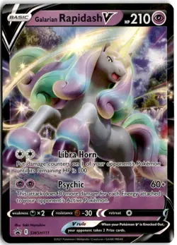 Galarian Rapidash V - Promo SWSH: Sword & Shield Promo Cards SWSH111 NM - Image 1