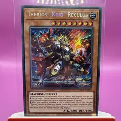 Therion "King" Regulus DIFO-EN007 1st Edition Secret Rare Yu-Gi-Oh! Card - Image 1