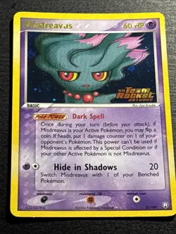 Misdreavus 25/109 Pokemon TCG Team Rocket Returns Reverse Holo Foil Rare Card LP - Image 1