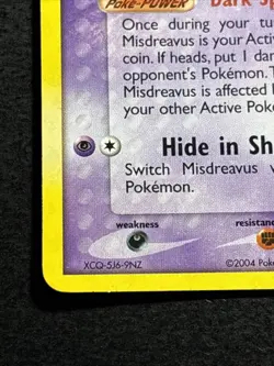 Misdreavus 25/109 Pokemon TCG Team Rocket Returns Reverse Holo Foil Rare Card LP - Image 5
