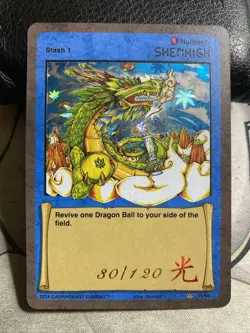 CannaBeast Hikari TCG Shenhigh Holo Card #71/86 30/120 Dragon Ball Z IL:Schwift - Image 1