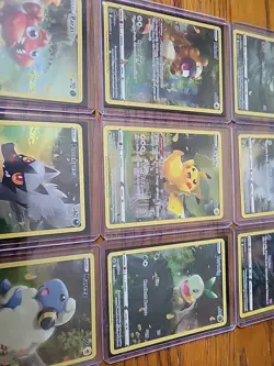 Crown Zenith Galarian Gallery 9 Card Set - GG26-GG34 Pikachu GG30 -NM TOPLOADER - Image 3