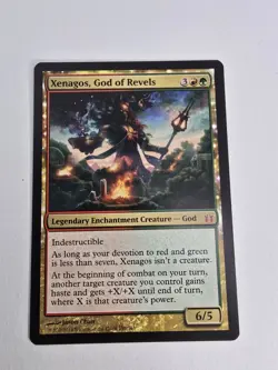 Wizards Xenagos God of Revels Born of the Gods 2014 Legendary Red Green Mythic … - Image 1