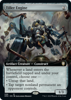 Tiller Engine - Extended Art DMG, English MTG Dominaria United - Image 1