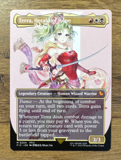 Magic MTG Final Fantasy Terra, Herald of Hope #204 *NON-FOIL* Borderless Regular - Image 1