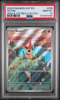 Victini Pokemon Svp En-Sv Black Star Promo 208 Unova Victini Illus Collection - Image 1