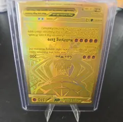 Pokemon TCG Perfect Order Hyper Rare Gold Mega Zygarde EX Full Art 124/088 - Image 2