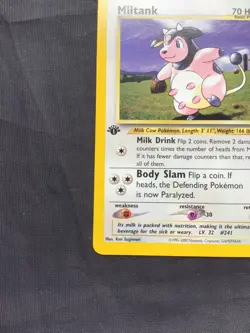 Pokemon Cards: Neo Genesis 1st Edition Uncommon: Miltank 41/111 - Image 5