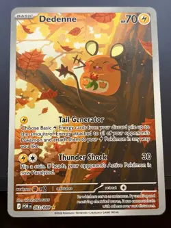 Dedenne 093/088 Me03: Perfect Order Holo Pokemon - Image 1