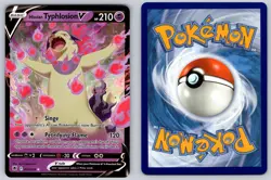 Hisuian Typhlosion V 053/189 Holo V Rare Astral Radiance Pokemon NM - Image 3