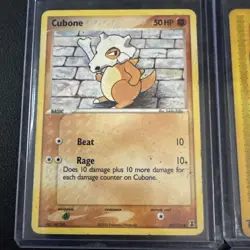 4x Cubone Lot - Aquapolis / Delta / Legends Unique Art Binder Collection Pokemon - Image 2
