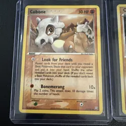 4x Cubone Lot - Aquapolis / Delta / Legends Unique Art Binder Collection Pokemon - Image 5