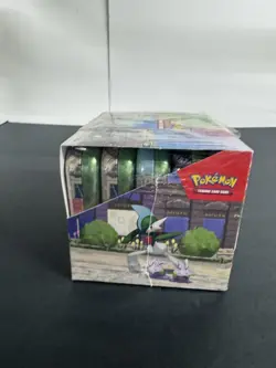 POKEMON LUMIOSE CITY MINI TIN SEALED DISPLAY BOX 10x TINS Rip In Plastic NEW - Image 5