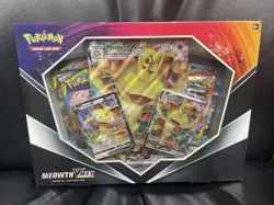 Pokemon TCG Meowth VMAX Special Collection Box - 4 Booster, Evolutions Cosmic 820650804120 - Image 1