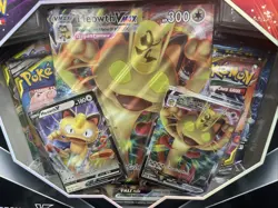 Pokemon TCG Meowth VMAX Special Collection Box - 4 Booster, Evolutions Cosmic 820650804120 - Image 2