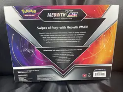 Pokemon TCG Meowth VMAX Special Collection Box - 4 Booster, Evolutions Cosmic 820650804120 - Image 3