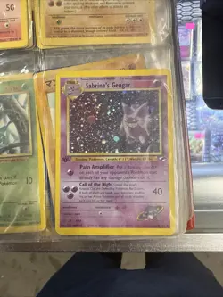 The Pokemon Company Sabrina's Gengar 014/132 Gym Heroes Holo Rare 1st es embuste - Image 1