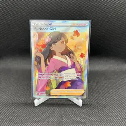 Pokemon TCG Furisode Girl (Full Art) Silver Tempest 190/195 Holo Ultra Rare - Image 1