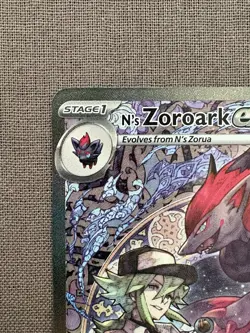 Pokemon TCG N's Zoroark EX Holo Ultra Rare 286/217 LP Light Play See Photos - Image 4