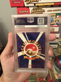 1997 POKEMON P.M. JAPANESE ROCKET #68 DARK MACHAMP-HOLO PSA 9 - Image 2