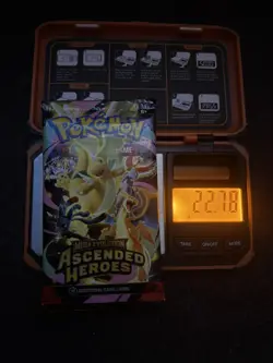 VERY Heavy Pokemon TCG Ascended Heroes Booster 22.78g Possible God PackUU - Image 1