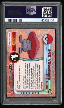 Pokemon Topps Chrome Vileplume Tekno PSA 10 - Low Pop - Image 2
