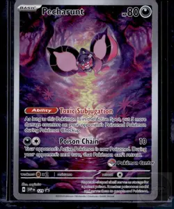 PECHARUNT (POKEMON CENTER EXCLUSIVE 129 HOLO SCARLET & VIOLET PROMO POKEMON NM/M - Image 1