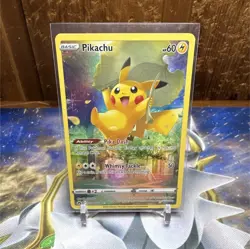 Pokemon Pikachu Ultra Rare Holo GG30/GG70 Crown Zenith Galarian Gallery English - Image 1