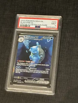 The Pokemon Company Blastoise ex Special Illustration Rare Holo 200/165 EN PSA 9 - Image 1
