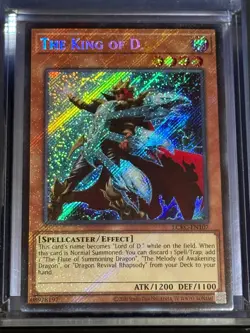 The King of D. LCKC-EN107 Yu-Gi-Oh YuGiOh Secret Rare NM - Image 1