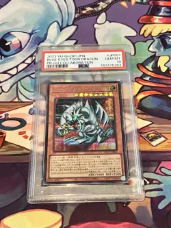 Yugioh - Blue Eyes Toon Dragon Pr-Gu Collaboration PSA 10 OCG 💎 Mint - Image 4
