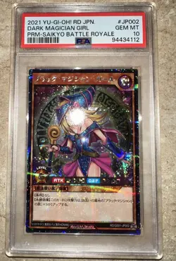 PSA 10 DARK MAGICIAN GIRL RD/G001-JP002 Secret Rare YuGiOh Rush Duel Japan - Image 2