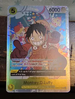 Monkey.D.Luffy OP07-109 - One Piece TCG - SR Super Rare NM English Foil - Image 1