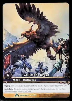 World of Warcraft TCG Call of the Grove (Extended Art) - Scourgewar 34/270 - Image 1