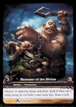 World of Warcraft TCG Hammer of the Divine (Extended Art) - Scourgewar 62/270 - Image 1