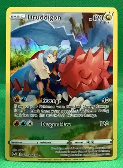 Druddigon - TG09/TG30 - Pokemon Silver Tempest Trainer Gallery Holo Card NM - Image 1