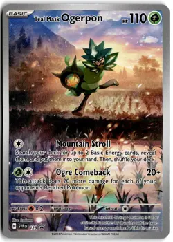 Teal Mask Ogerpon - Promo SV: Scarlet & Violet Promo Cards 123 NM - Image 1