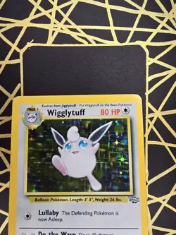 🔥 Wigglytuff 16/64 🔥 Original Holo Rare Jungle Set Pokemon Card WOTC TCG 1999 - Image 4