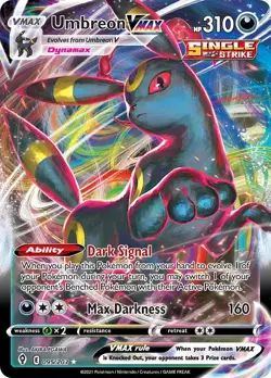 Umbreon VMAX 95/203 Holo Rare VMAX Evolving Skies Pokemon Cards - Image 1