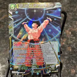 Son Goku A Gift from the Earth BT15-095 SR Foil Dragon Ball Super Card Game | NM - Image 1