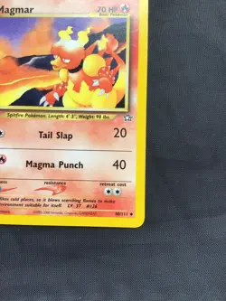 Pokemon Cards: Neo Genesis 1st Edition Uncommon: Magmar 40/111 - Image 4