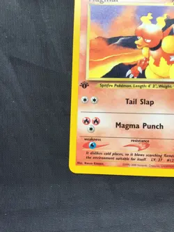 Pokemon Cards: Neo Genesis 1st Edition Uncommon: Magmar 40/111 - Image 5
