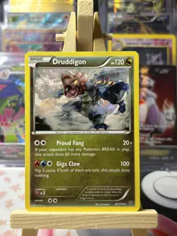 Pokemon TCG Card | Druddigon 83/114 Steam Siege | Crimp Error - Image 1