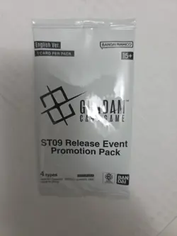 [ENGLISH] Gundam Card Game ST09 Release Event Promotion Pack *SEALED* - Image 1